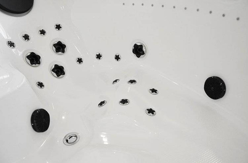 WANNA SPA Z HYDROMASAŻEM JACUZZI AQUAPEUTIC 186, narożna 2-osobowa, 152 x 152 x 71 cm