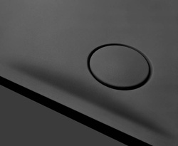 Brodzik konglomeratowy NEX 110x90x3,5 cm, antracyt RAL 7016 