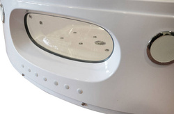 WANNA SPA Z HYDROMASAŻEM JACUZZI AQUAPEUTIC AQ-1638, 2-osobowa 150x150x55,5 cm