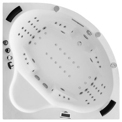 WANNA SPA Z HYDROMASAŻEM JACUZZI AQUAPEUTIC 002A, 2-osobowa 150x150x70 cm