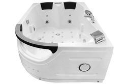 WANNA SPA Z HYDROMASAŻEM JACUZZI AQUAPEUTIC AQ-1665, 2-osobowa, 180x120x63 cm, lewa