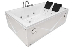 WANNA SPA Z HYDROMASAŻEM JACUZZI AQUAPEUTIC AQ-1642 2-osobowa 186x121x65 cm PRAWA