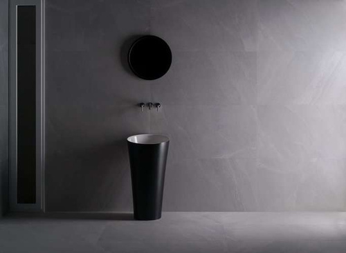 Umywalka wolnostojąca Ravon Saxo średnica 48 cm, bikolor mat