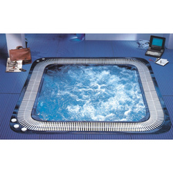 Wanna zewnętrzna SPA z hydromasażem AQ-138, 222x222x97 cm, bez obudowy