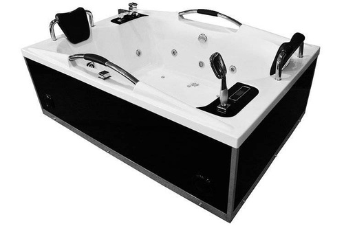 WANNA SPA Z HYDROMASAŻEM JACUZZI AQUAPEUTIC AQ-197 2-osobowa NERO 180x120x59cm