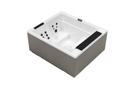Wanna z hydromasażem Novellini Divina L Outdoor SPA Standard 6X, 3-OSOBOWA, 185x160x85 cm, bez obudowy