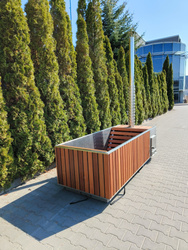 Wanna ogrodowa / zewnętrzna RavonSpa Stal Nierdzewna 2325 x 940