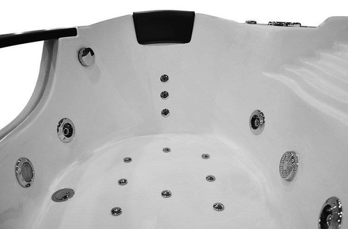 WANNA SPA Z HYDROMASAŻEM JACUZZI AQUAPEUTIC AQ-103, 2-osobowa 140x140x67cm