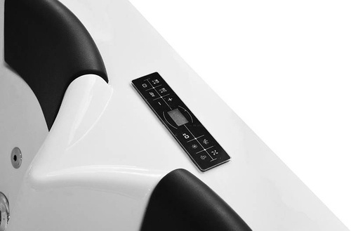 WANNA SPA Z HYDROMASAŻEM JACUZZI AQUAPEUTIC AQ-1665 PLUS, 2-osobowa, 180x120x63 cm, prawa