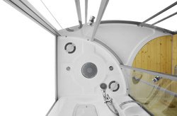 Kabino-sauna sucho-parowa z funkcją hydromasażu AQ-706,165X105X215 CM