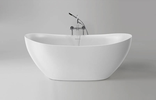 Wanna wolnostojąca Ravon Tulipano, biały połysk