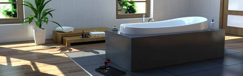 Wanna do zabudowy Ravon Wisteria 175 x 74 x 68 cm, kolor 