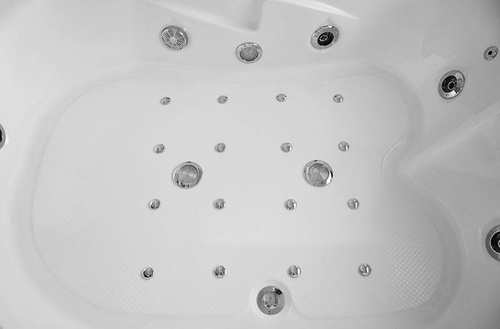 WANNA SPA Z HYDROMASAŻEM JACUZZI AQUAPEUTIC AQ-1665 TOP, 2-osobowa, 180x120x63 cm, prawa