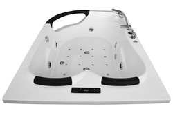 WANNA SPA Z HYDROMASAŻEM JACUZZI AQUAPEUTIC AQ-1665 TOP, 2-osobowa, 180x120x63 cm, prawa