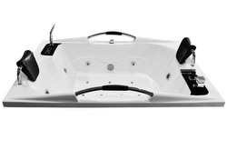 WANNA SPA Z HYDROMASAŻEM JACUZZI AQUAPEUTIC AQ-197 2-osobowa NERO 180x120x59cm