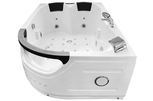 WANNA SPA Z HYDROMASAŻEM JACUZZI AQUAPEUTIC AQ-1665 PRESTIGE, 2-osobowa, 180x120x63 cm, lewa