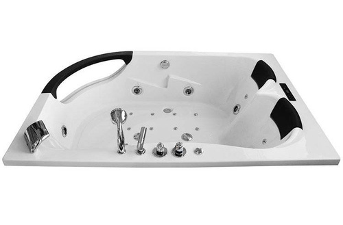 WANNA SPA Z HYDROMASAŻEM JACUZZI AQUAPEUTIC AQ-1665, 2-osobowa, 180x120x63 cm, lewa