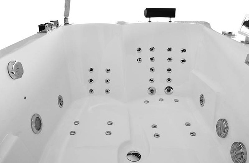 WANNA SPA Z HYDROMASAŻEM JACUZZI AQUAPEUTIC 52A, 2-osobowa 180x120x70cm 