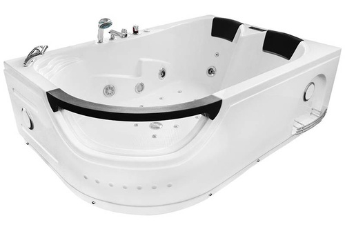 WANNA SPA Z HYDROMASAŻEM JACUZZI AQUAPEUTIC AQ-1665 TOP, 2-osobowa, 180x120x63 cm, prawa