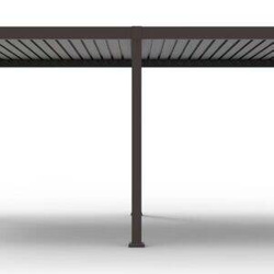 WYPRZEDAŻ!!! Pergola Ogrodowa Black/Gray 3x6 LED/ROLETY