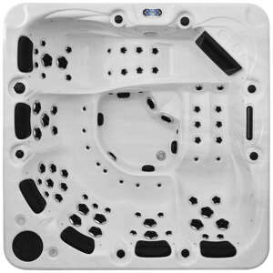 WANNA ZEWNĘTRZNA Z HYDROMASAŻEM AQUAPEUTIC 1662, 4-osobowa 200x200x80 cm, z obudową