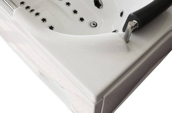 WANNA SPA Z HYDROMASAŻEM JACUZZI AQUAPEUTIC 1050, 1-osobowa 174x88x70 cm, prawa