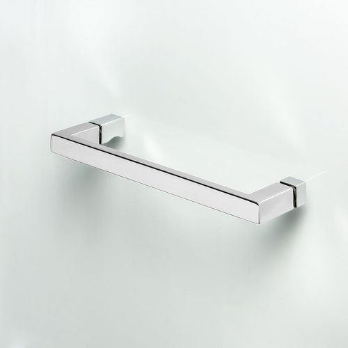 Parawan wannow New Soleo 100x140 cm, część stała ze skrzydłem uchylnym, srebrny