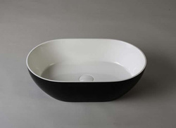 Umywalka Ravon Space nablatowa 54,5 x 35 x 14 cm, bikolor mat
