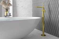 Bateria wannowa wolnostojąca Desso Oro, złoto połysk