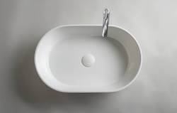 Umywalka Ravon Space nablatowa 54x33,5x13,5 cm, Bikolor Purometal