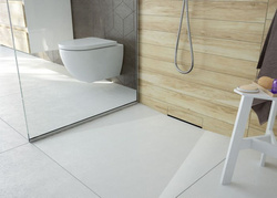 Odpływ liniowy ścienny wall 60 cm do wypełnienia płytką, niski syfon 52 mm