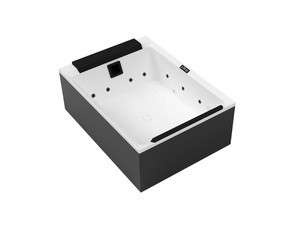 Wanna z hydromasażem Divina M Outdoor SPA Plus Novellini, 190x140x75 cm