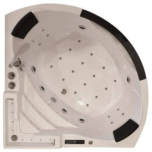 WANNA SPA Z HYDROMASAŻEM JACUZZI AQUAPEUTIC AQ-1678, 2-osobowa 150x150x62 cm