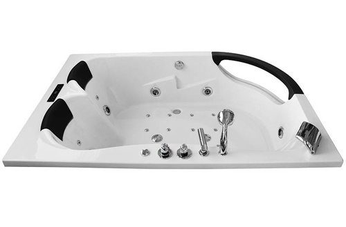 WANNA SPA Z HYDROMASAŻEM JACUZZI AQUAPEUTIC AQ-1665 PLUS, 2-osobowa, 180x120x63 cm, prawa