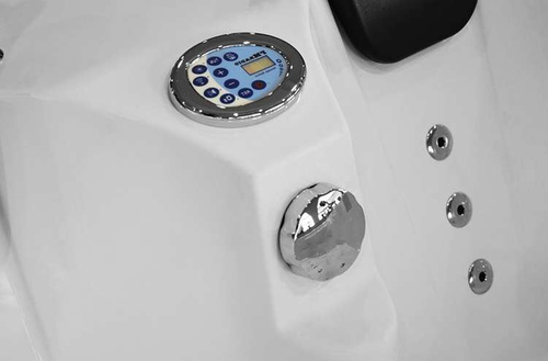 Wanna łazienkowa SPA z hydromasażem MO-631 PLUS, 2-osobowa 180x120x66cm lewa