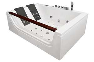 WANNA SPA Z HYDROMASAŻEM JACUZZI AQUAPEUTIC AQ-808, 2-osobowa 180x120x61cm lewa