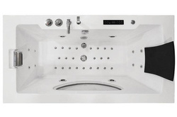 WANNA SPA Z HYDROMASAŻEM JACUZZI AQUAPEUTIC AQ-107 PLUS, 1-osobowa 180x91x60 cm prawa