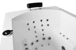 WANNA SPA Z HYDROMASAŻEM JACUZZI AQUAPEUTIC 0011A, 2-osobowa 180x90x70 cm 