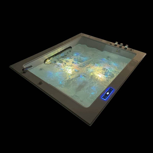 WANNA SPA Z HYDROMASAŻEM JACUZZI AQUAPEUTIC AQ-0032A, 2-osobowa 150x150x70 cm