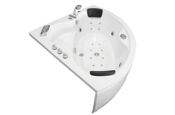 WANNA Z HYDROMASAŻEM NAROŻNA JACUZZI AQUAPEUTIC AQ-636, 2-osobowa 135x135x60 cm