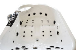 WANNA SPA Z HYDROMASAŻEM JACUZZI AQUAPEUTIC 162, 180x122x59 cm, prawa