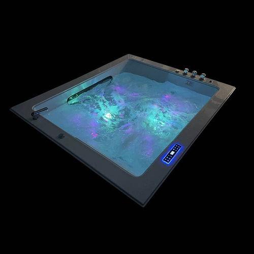 WANNA SPA Z HYDROMASAŻEM JACUZZI AQUAPEUTIC AQ-0032A, 2-osobowa 150x150x70 cm