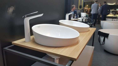 Umywalka wpuszczana w blat Ravon Saxo średnica 47 cm, bikolor personal