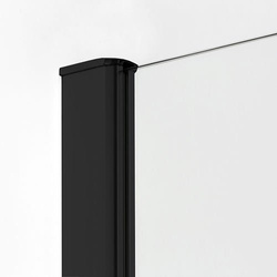 Kabina prysznicowa półokrągła New Komfort Black 80x80x195